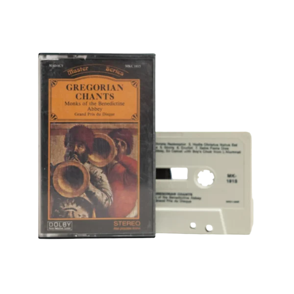 Gregorian Chants  - Monks of the Benedictine Abbey Cassette Tape