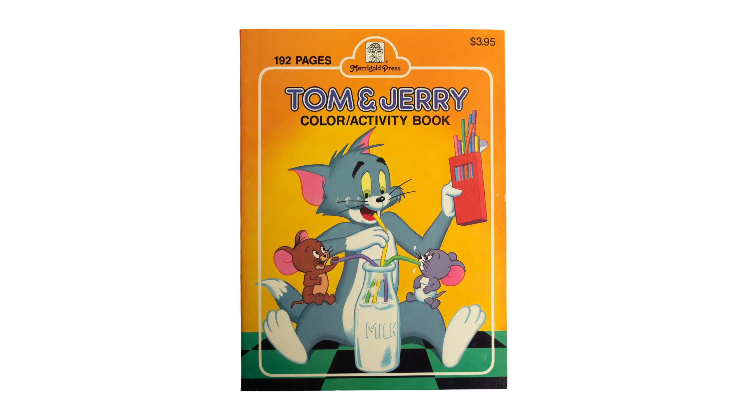 DSC04031 1980’s Tom & Jerry Color/Activity Book - Image 1