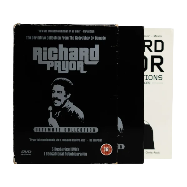Richard Pryor Ultimate Collection 2005 Stand-Up DVD Box Set + Book