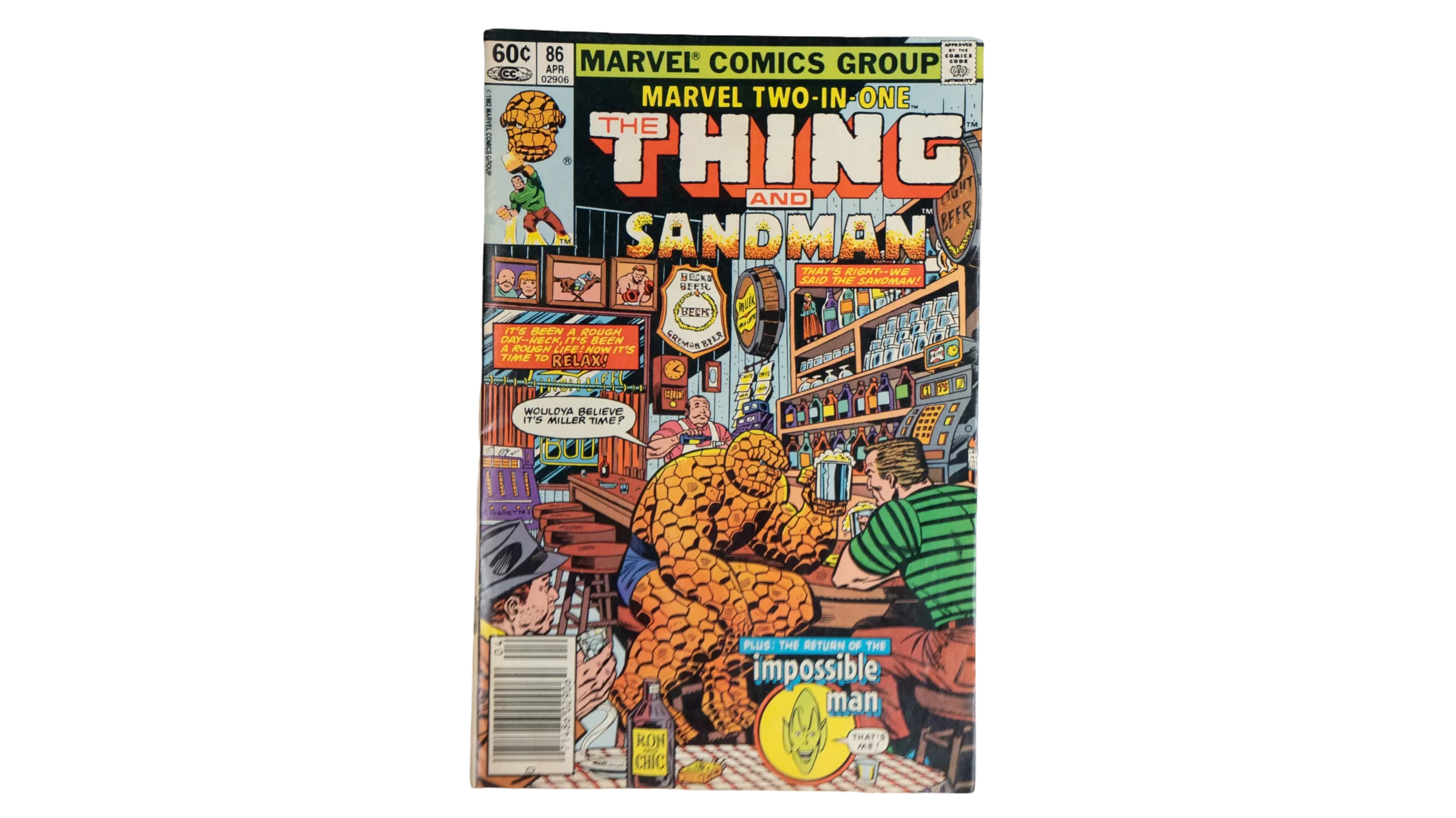 DSC05926 "Time Runs Like Sand" The Thing and Sandman Marvel Two-in-One #86 1982 - Image 1