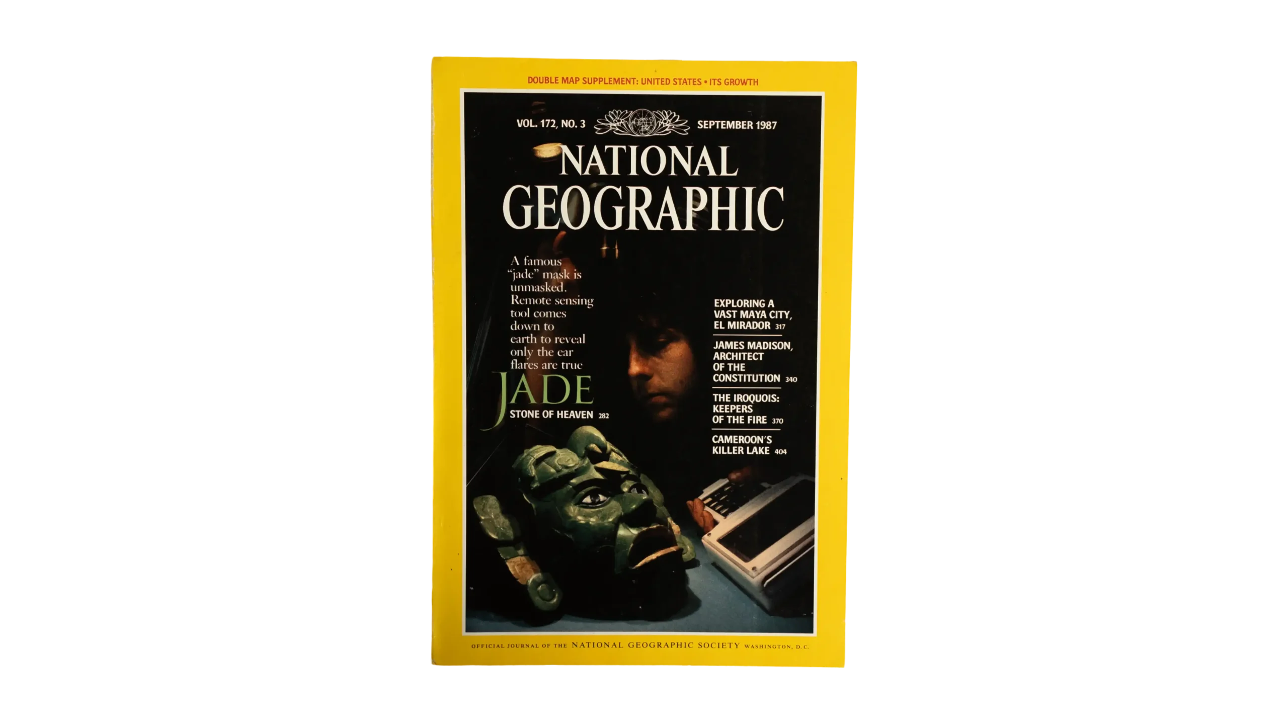 DSC07241 Jade Mask - National Geographic Magazine 1987 - Image 1