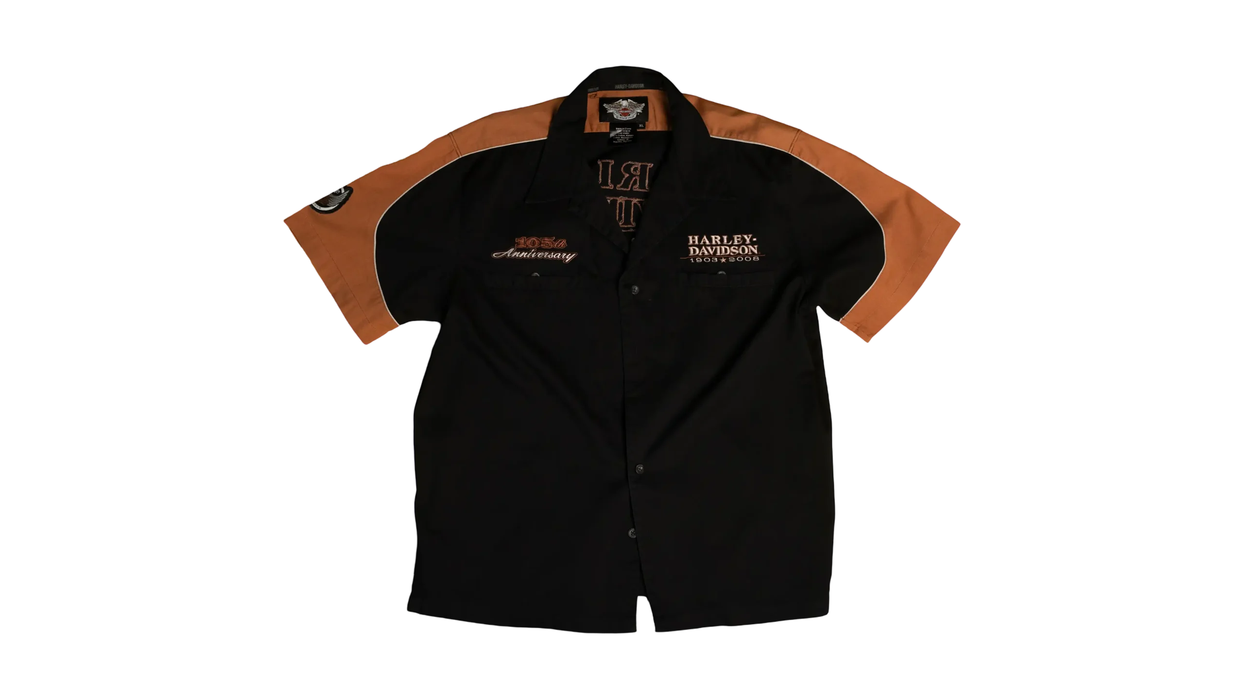 DSC00198 Harley Davidson 105th Anniversary Shirt - Image 1
