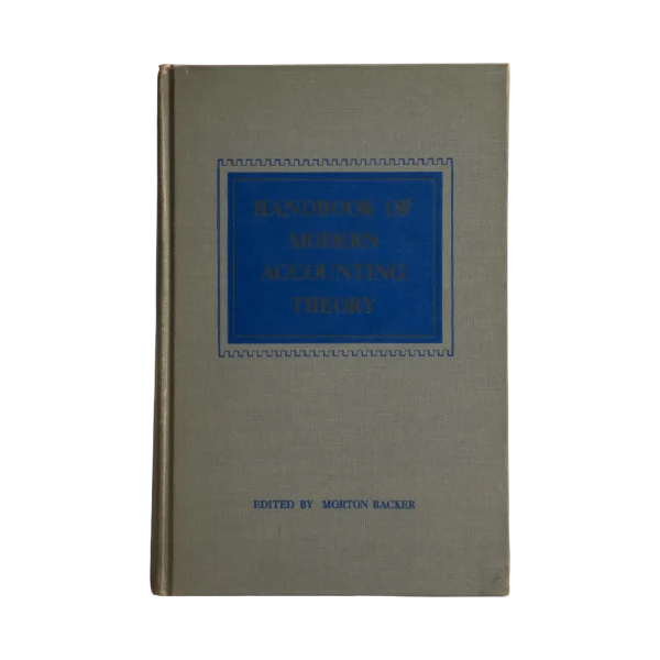 1950's Handbook of Modern Accounting Theory Book