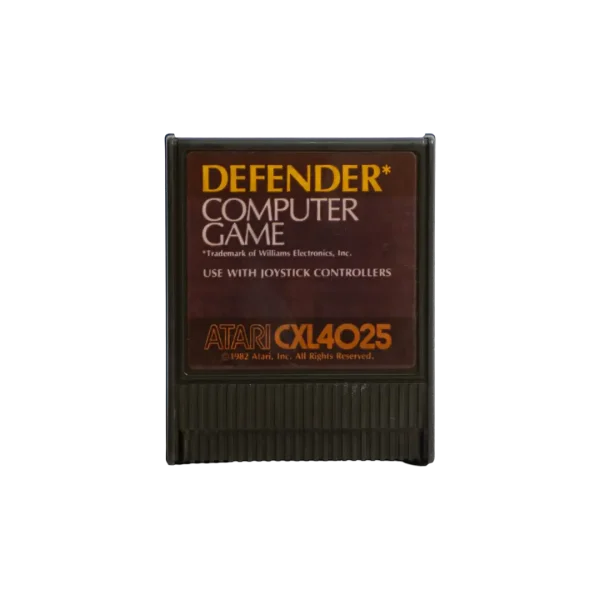 1982 Defender Atari 400/800 Game Cartridge