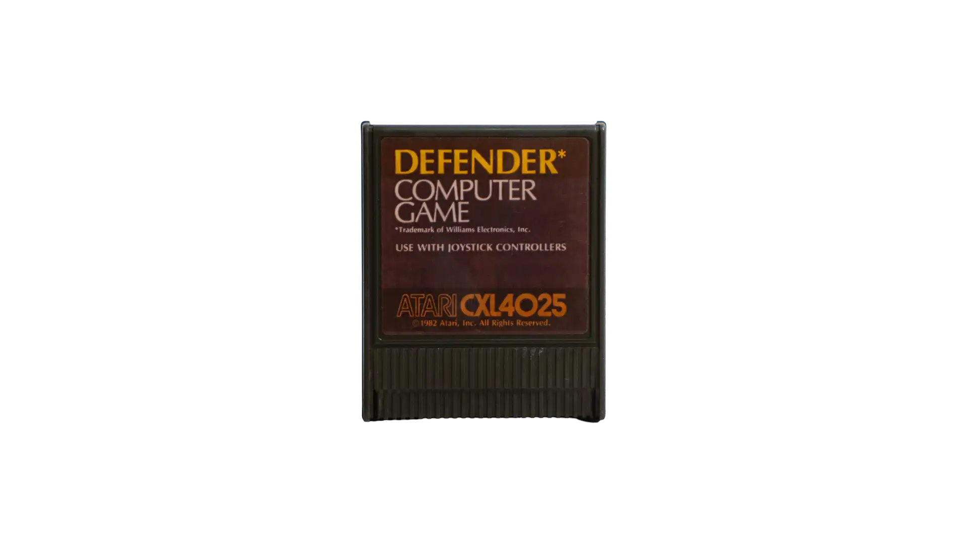 DSC00530 1982 Defender Atari 400/800 Game Cartridge - Image 1