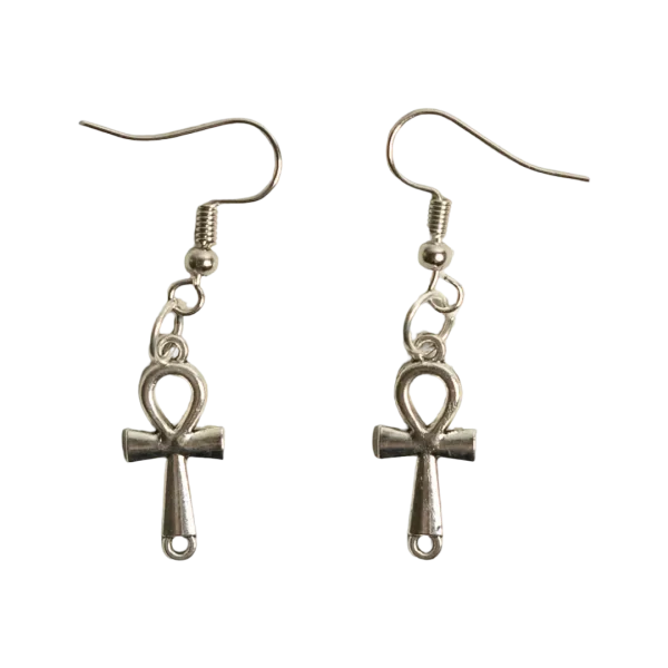Egyptian Ankh Coss Earrings