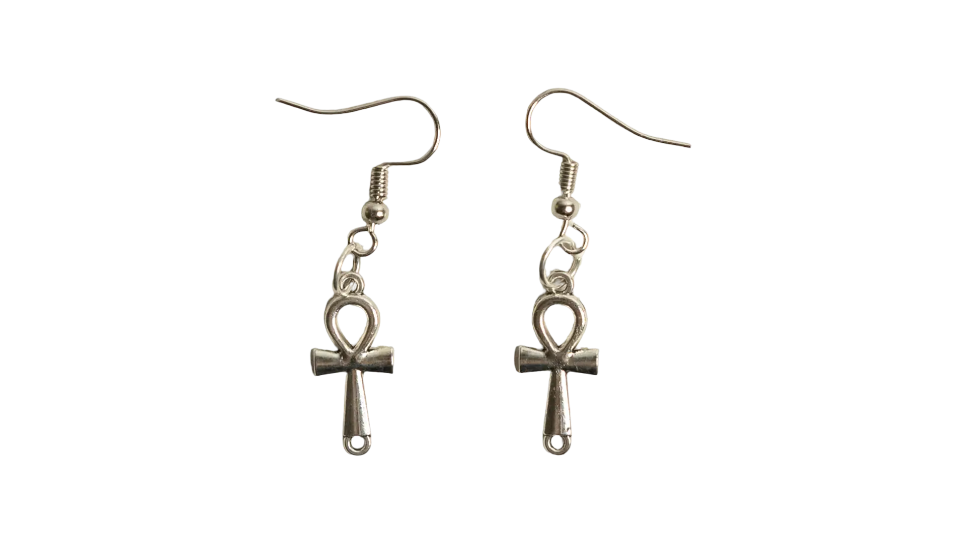 DSC00707 Egyptian Ankh Coss Earrings - Image 1