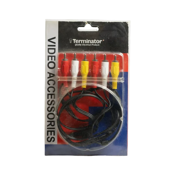 3-RCA to 3-RCA Composite Audio/Video Cable