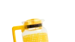 Yellow Glass Beverage Serving Carafe - Image 2