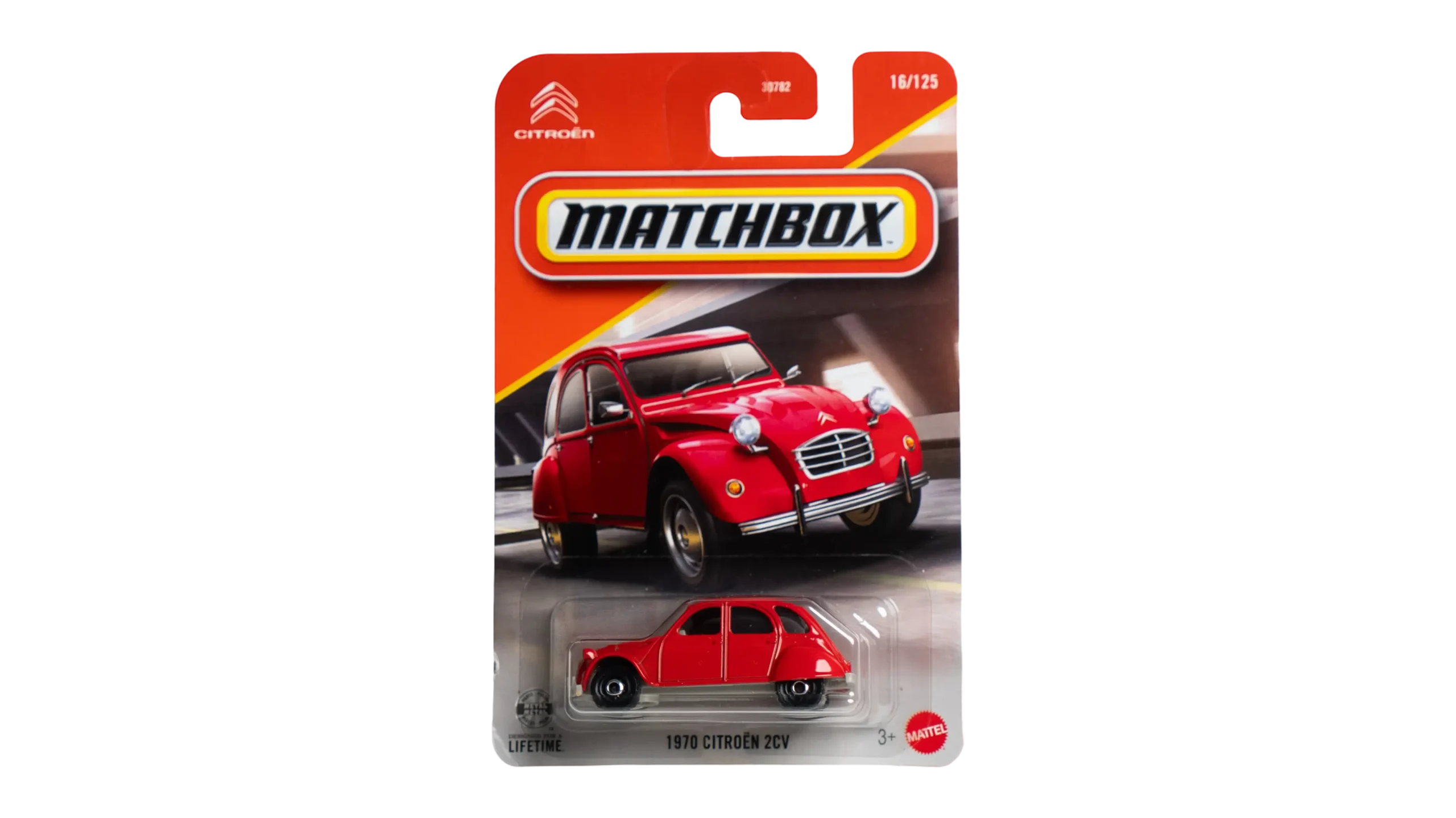 DSC06728 Matchbox 1970 Citroën 2CV Red - Image 1