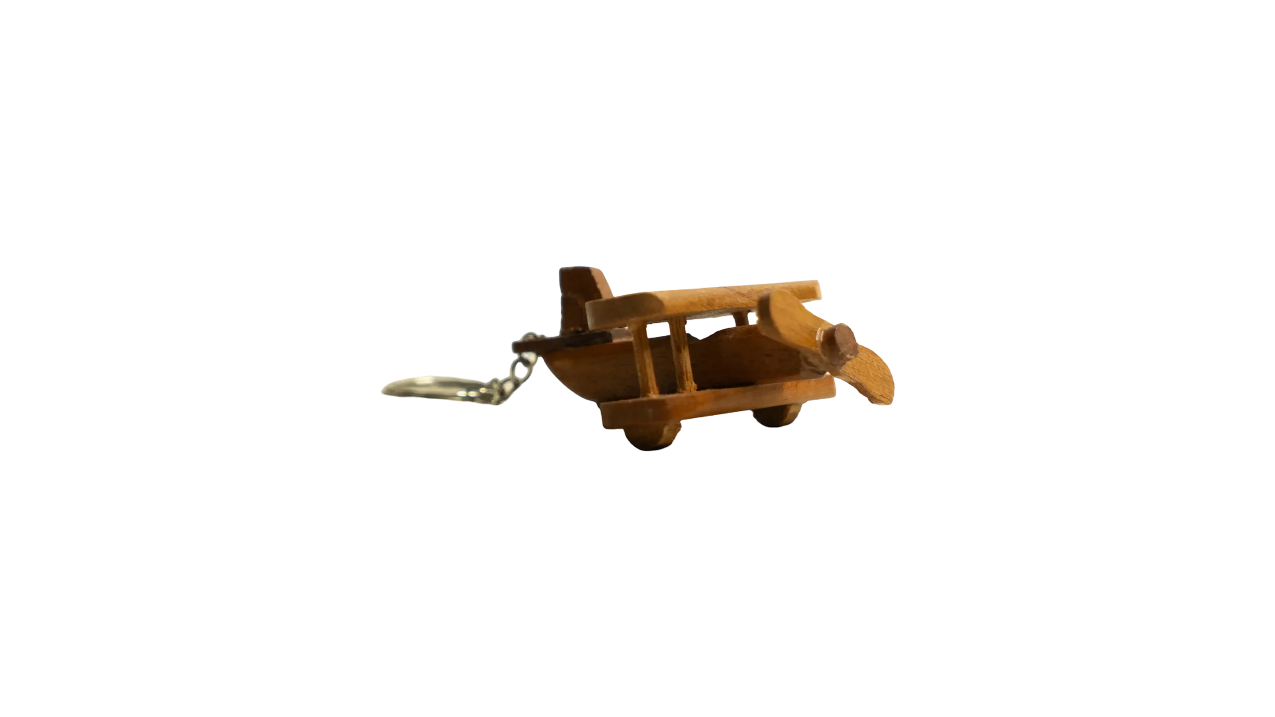 DSC08227 Wooden Airplane Keychain - Image 1