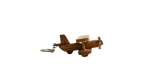 Wooden Airplane Keychain - Image 2