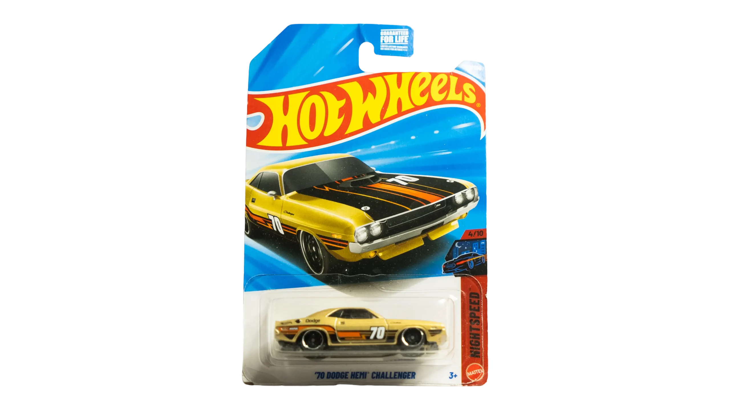 DSC08295 Hot Wheels '70 Dodge Hemi Challenger Night Speed Die-Cast Car - Image 1