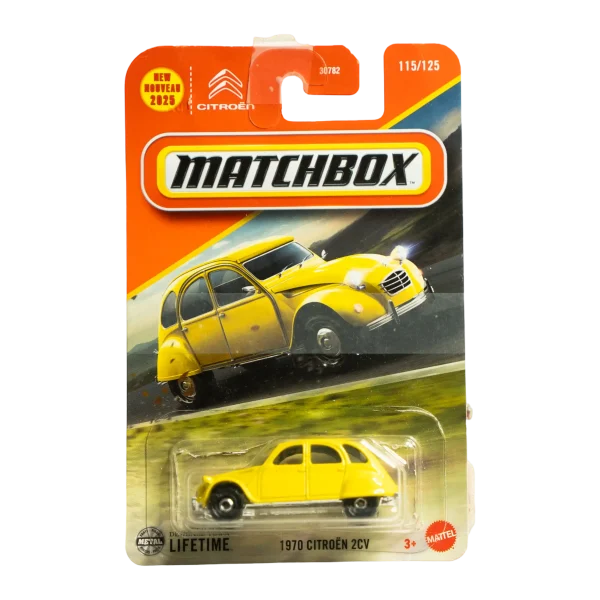 Matchbox 1970 Citroën 2CV Yellow
