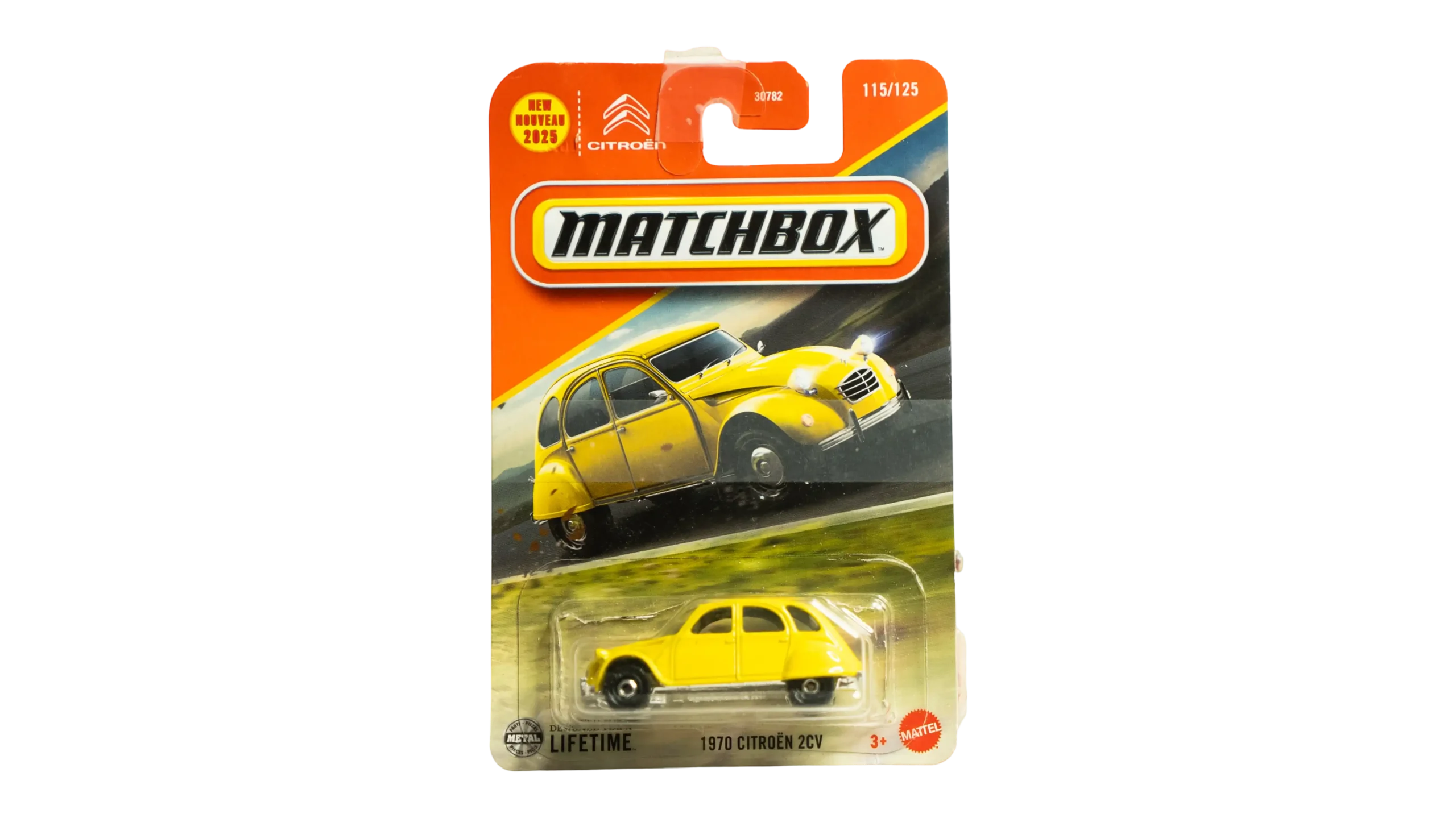 DSC08333 Matchbox 1970 Citroën 2CV Yellow - Image 1