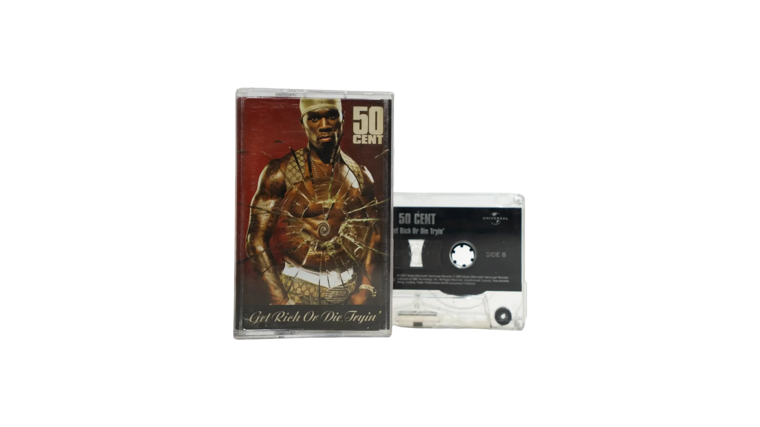DSC08506 50 Cent Debut Album – Get Rich or Die Tryin’ 2003 Cassette Tape - Image 1