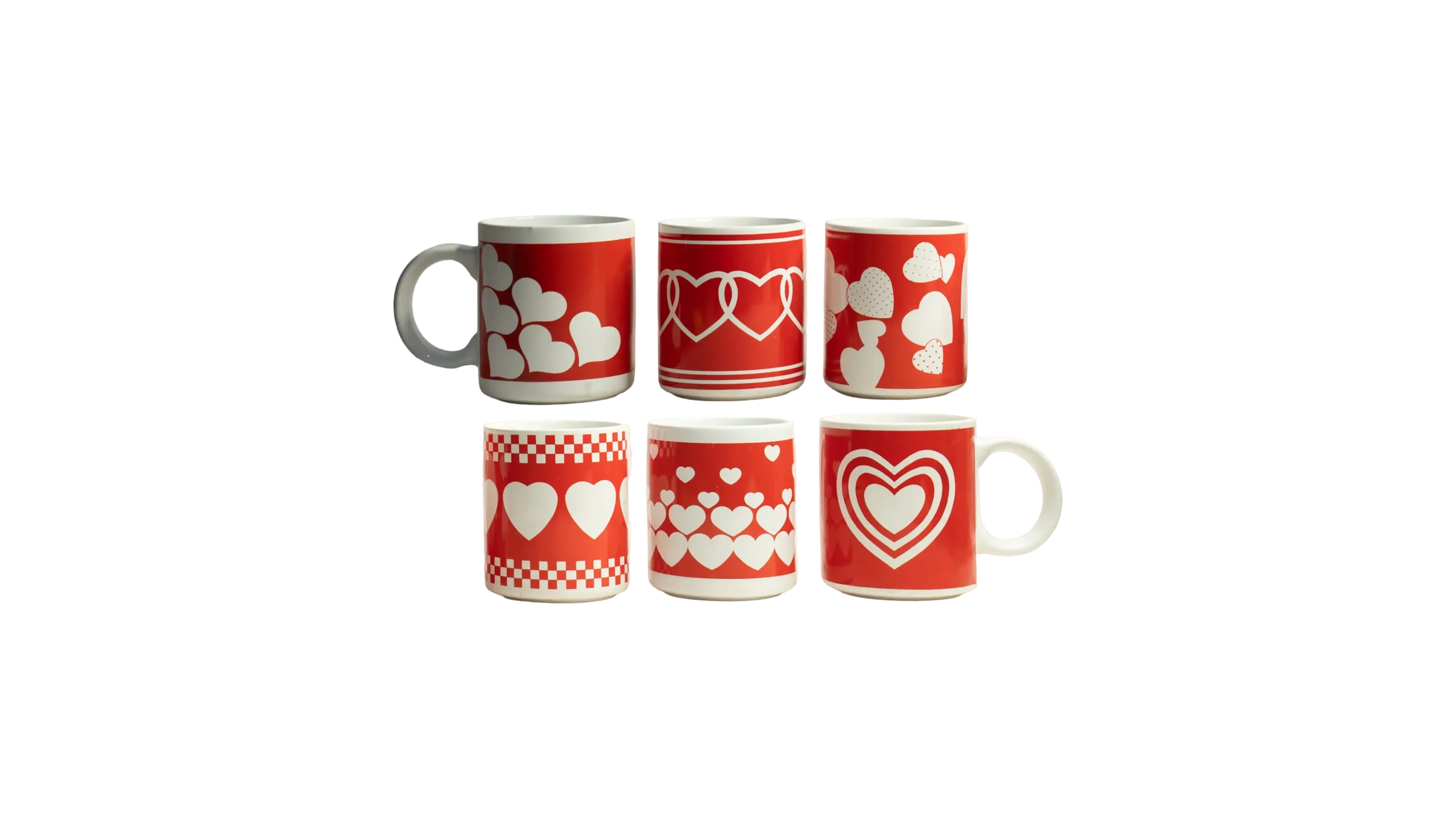 DSC08587 Love Mugs - Set of 6 - Image 1