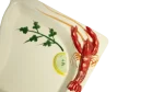 Majolica Ceramic Seafood Split Serving Platter - Image 2