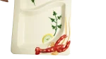 Majolica Ceramic Seafood Split Serving Platter - Image 7