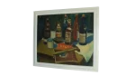 The Alchemist’s Table – Mid-Century Modern Still Life Oil Painting - Image 8