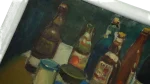 The Alchemist’s Table – Mid-Century Modern Still Life Oil Painting - Image 9
