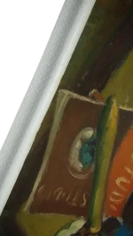 The Alchemist’s Table – Mid-Century Modern Still Life Oil Painting - Image 10
