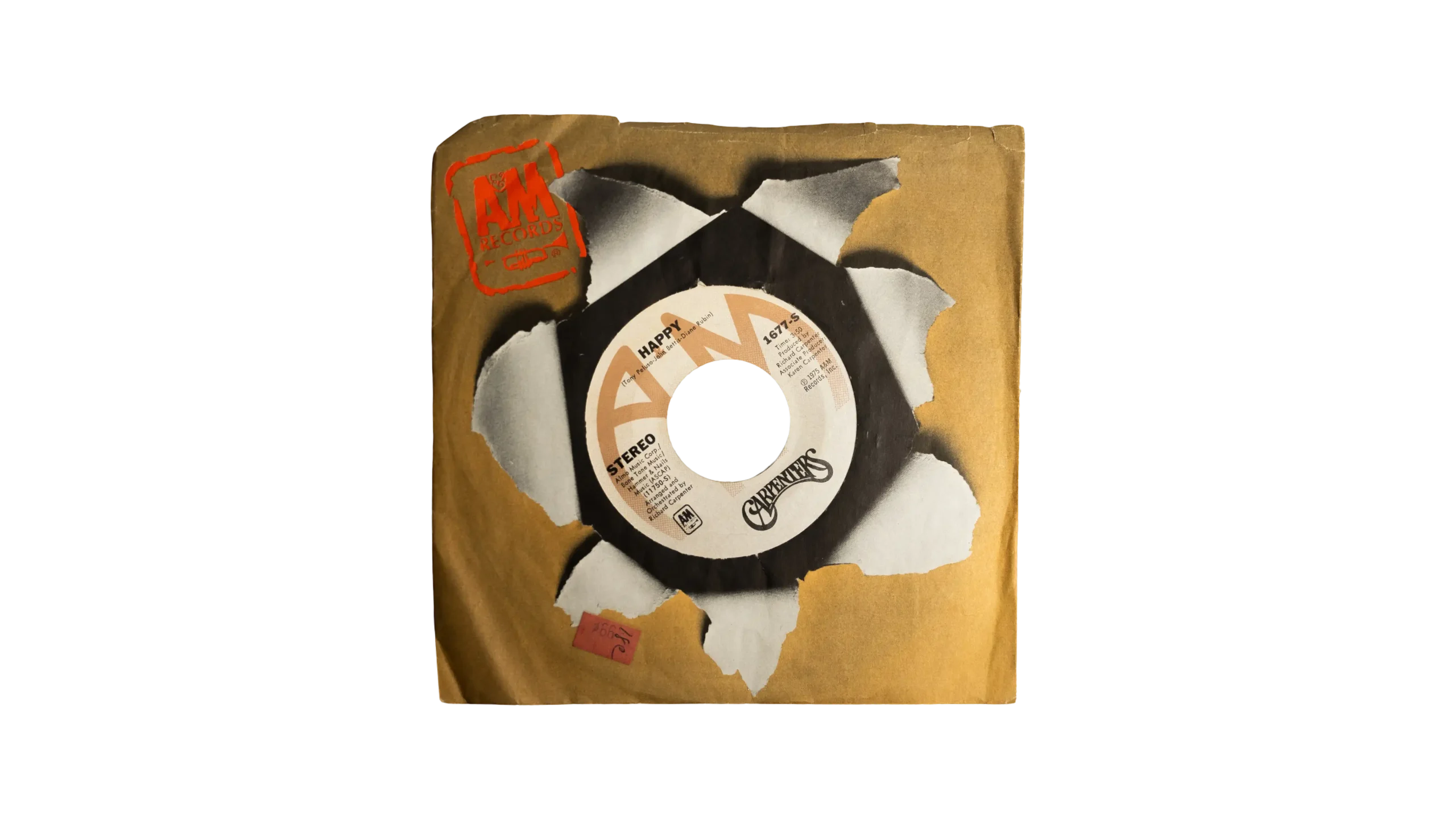 DSC08968-2 The Carpenters - Happy 7" Vinyl - Image 1