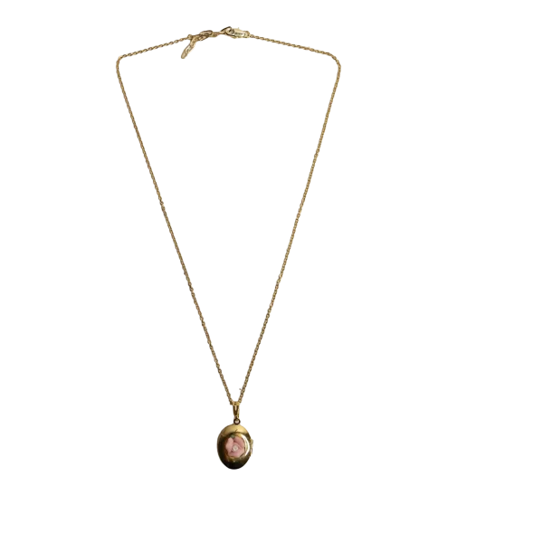 Flower's Secret Keepsake Locket Necklace