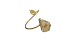 Gilded Leaf Cuff Bracelet