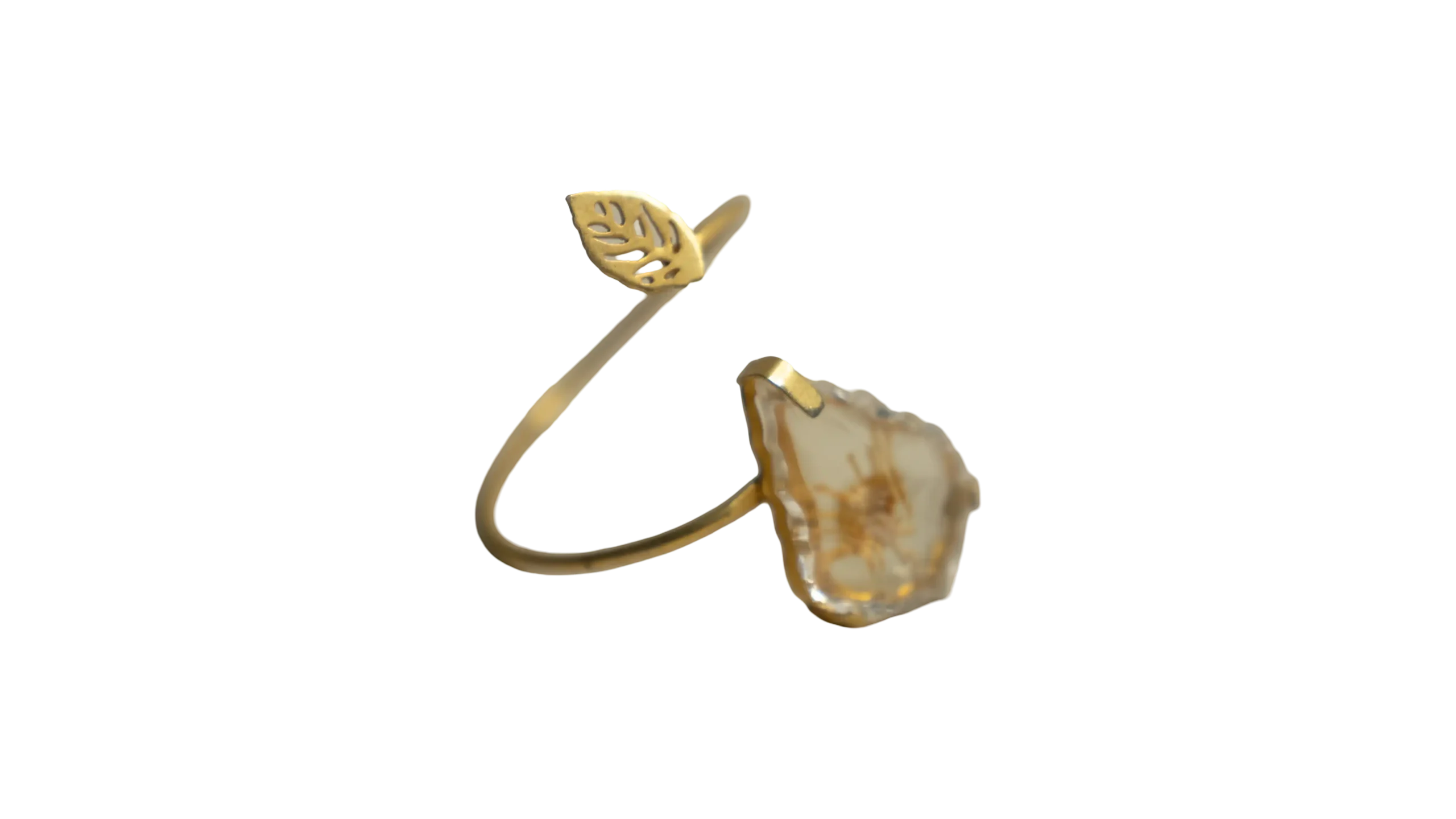 DSC09054-2 Gilded Leaf Cuff Bracelet - Image 1