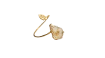 Gilded Leaf Cuff Bracelet - Image 2
