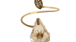 Gilded Leaf Cuff Bracelet - Image 6