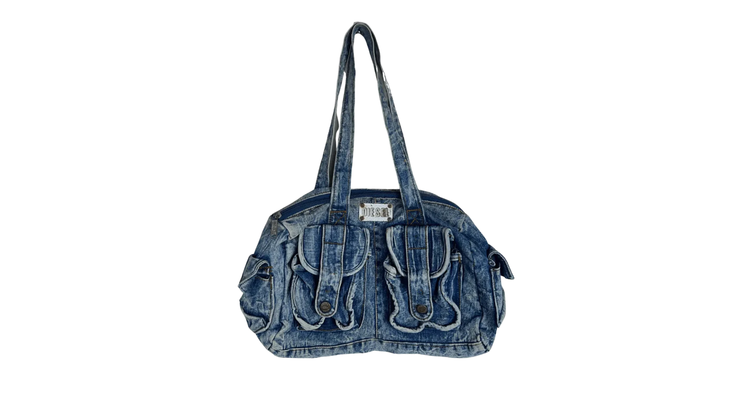 Y2K Diesel Denim Shoulder Bag – Retro Hunts