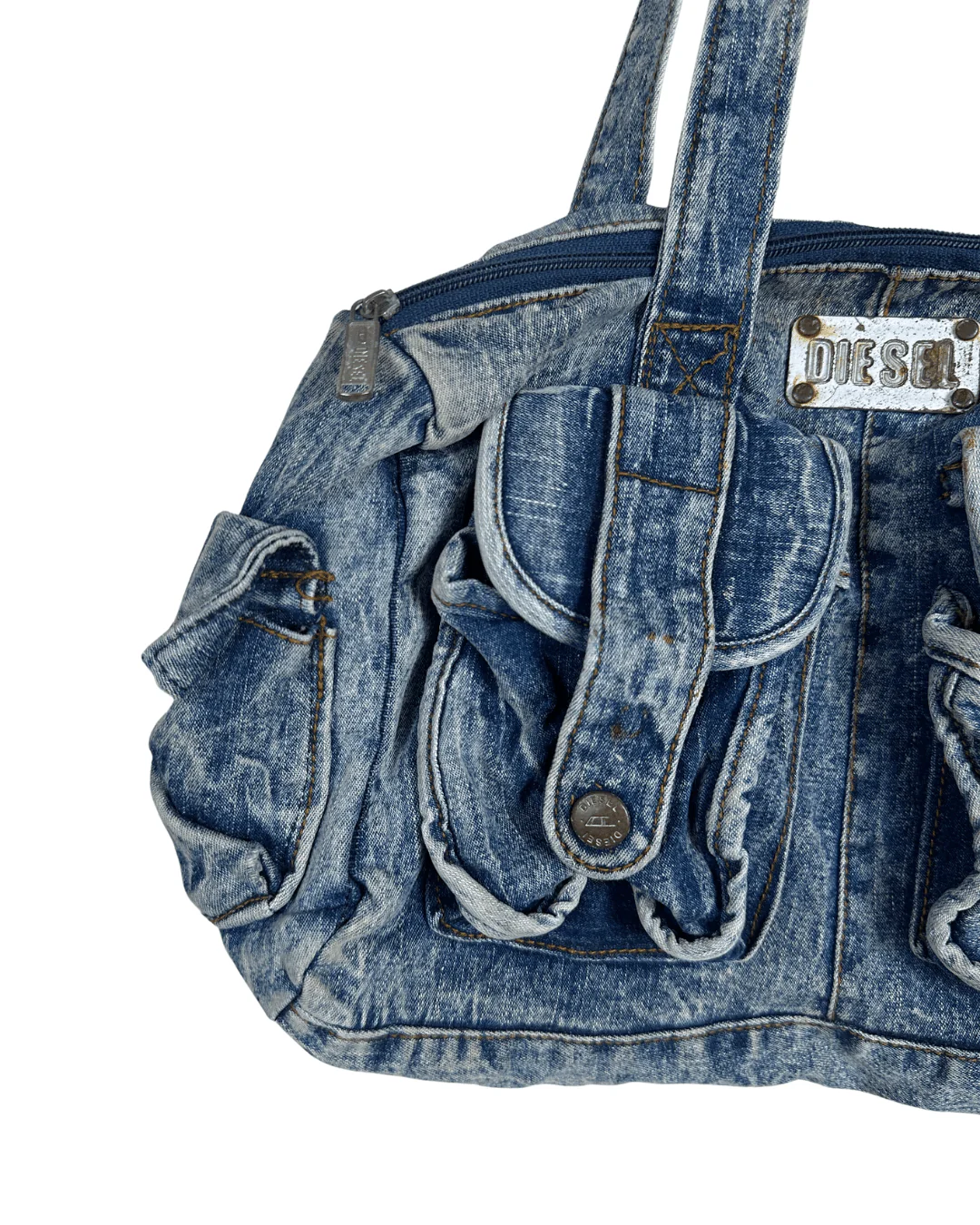Y2K Diesel Denim Shoulder Bag – Retro Hunts