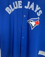 Toronto Blue Jays Alternate Blue Majestic Baseball Jersey - Image 2