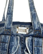 Y2K Diesel Denim Shoulder Bag - Image 6
