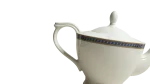 Medici Blue Pattern Porcelain Teapot with Lid – Egyptian Crafted Chinaware - Image 2