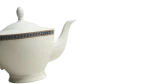 Medici Blue Pattern Porcelain Teapot with Lid – Egyptian Crafted Chinaware - Image 3