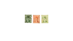 1930's Three Young King Farouk I stamps