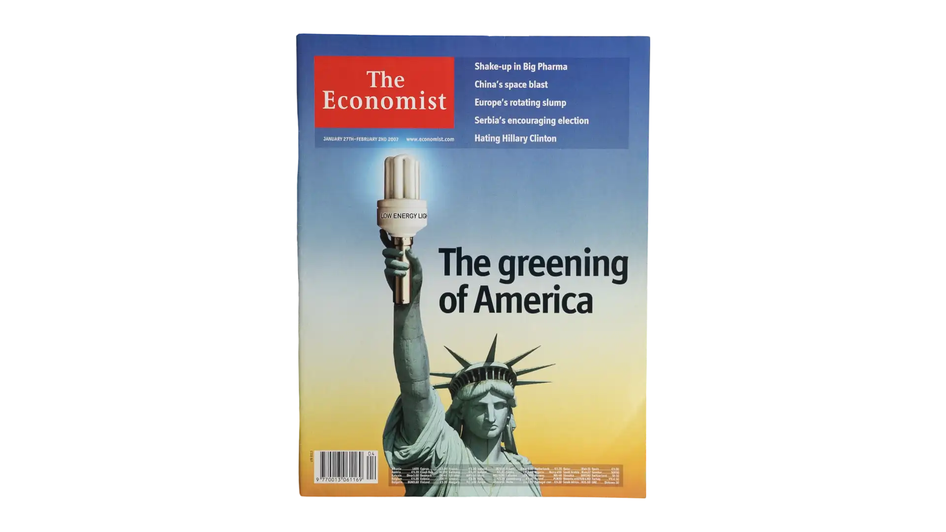DSC00447 The Greening of America - The Economist Magazine 2007 - Image 1