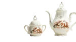 Dragonware Style Teapot & Sugar Bowl Set - Asian Dragon Motif - Image 3