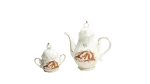 Dragonware Style Teapot & Sugar Bowl Set - Asian Dragon Motif - Image 4