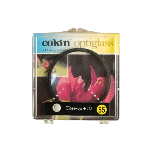 Cokin Optiglass 55mm Close-Up +1D Macro Lens Filter with Case