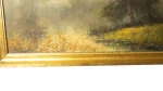 Framed Landscape Oil Painting - Pastoral River Scene with Gilt Frame - Image 4