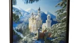 Neuschwanstein Castle Winter Landscape Framed Wall Art Print - Image 6