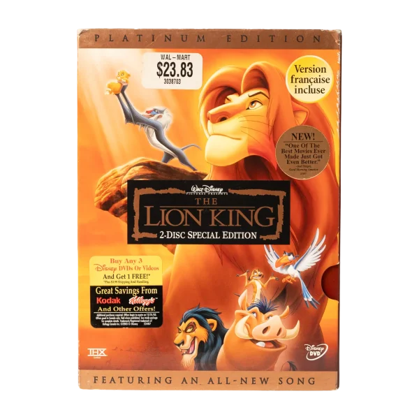 The Lion King  Platinum Edition DVD 2003
