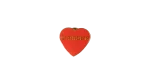 Airbus Red Heart Enamel Pin Badge