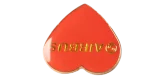 Airbus Red Heart Enamel Pin Badge - Image 6
