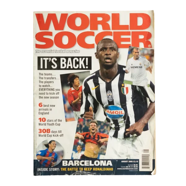 "The Battle to Keep Ronaldinho At Barcelona" - World Soccer Magazine 2005