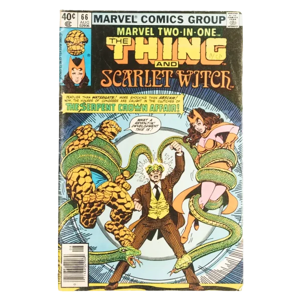 1980 The Thing & Scarlet Witch #66 Marvel Two-in-One